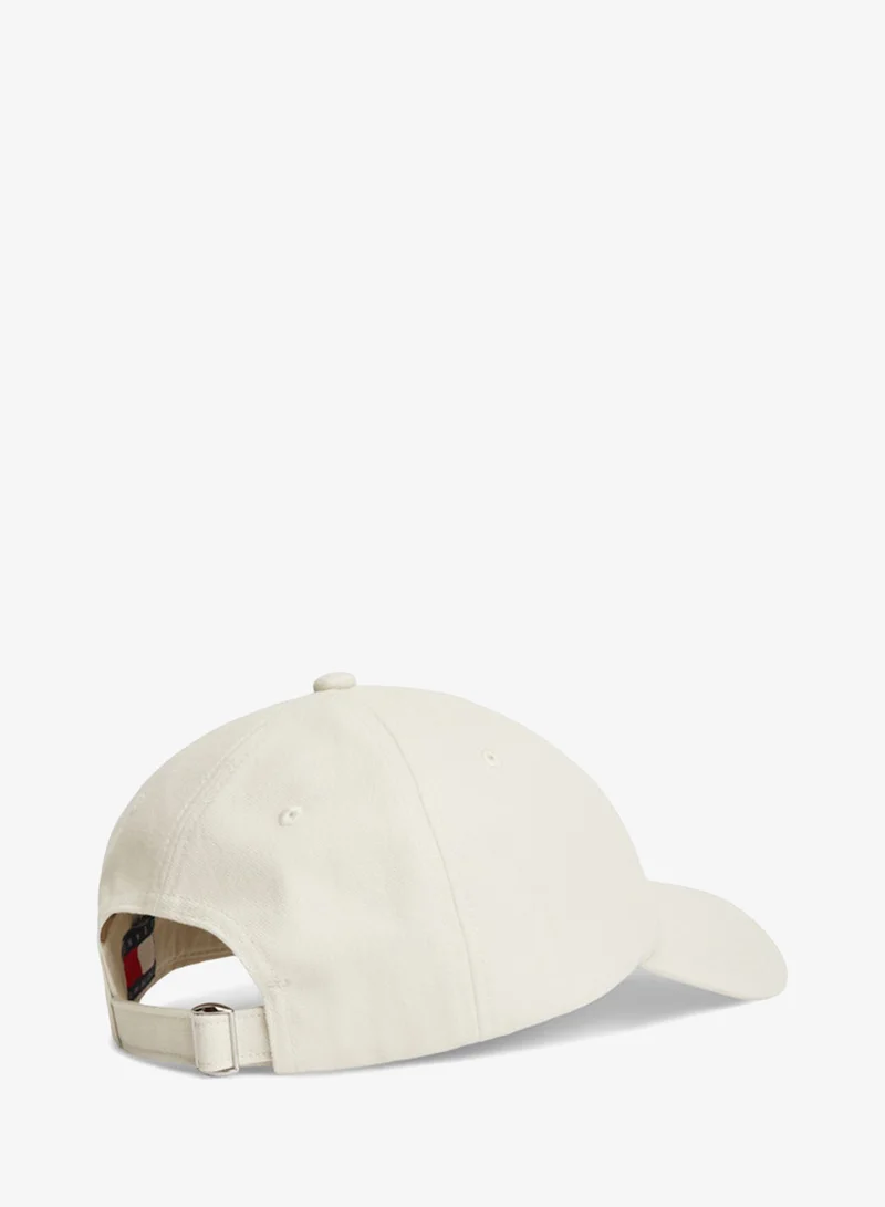 TOMMY JEANS  Wavy Flag Canvas Baseball Cap for Women | Best Price UAE